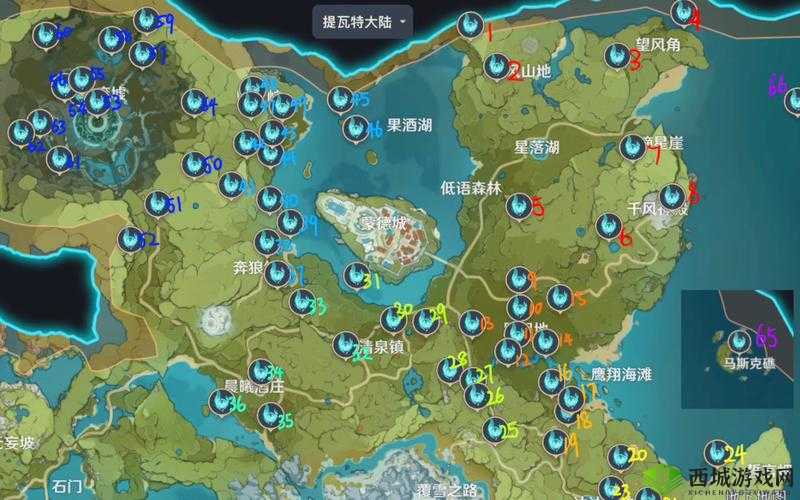原神公测版本神瞳收集秘籍：风神瞳岩神瞳采集全攻略