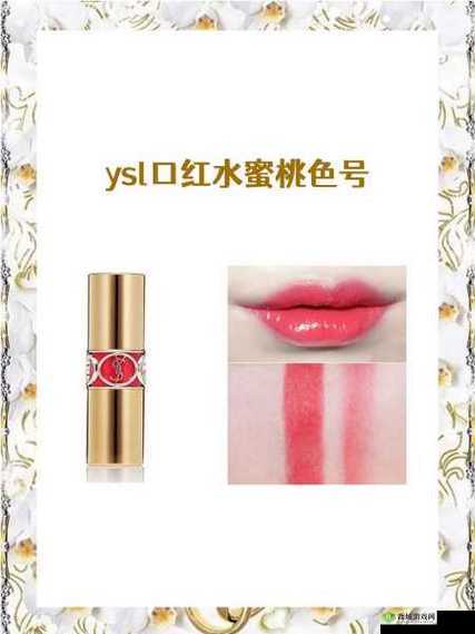 ysl 口红水蜜桃色蛋仔派对号的奇妙之旅