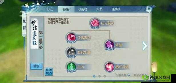 梦回仙域深度解析，盈袖角色技能加点策略与详解指南