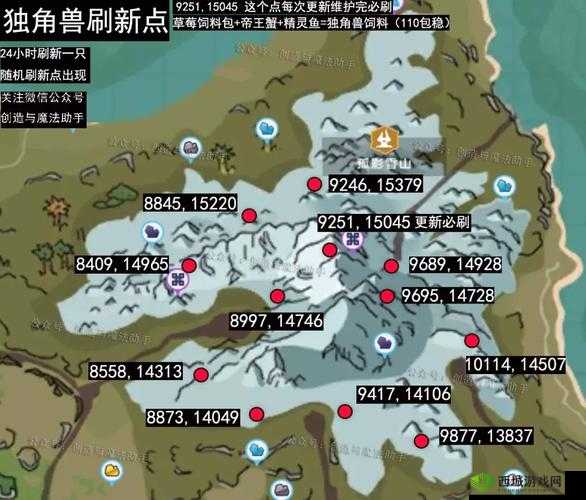 创造与魔法游戏攻略，全面解析苦行者通道位置及详细坐标